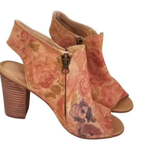 Sbicca Shoes - Sbicca Floral Mule Sandal Bootie Leather